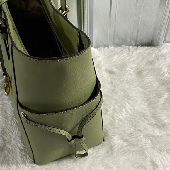 Michael Kors Olive Green Tote - Picture 4 of 9